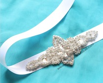 Fashionable white water diamond jewelry bridal headdress wedding dress drills Toe Toe decals skirt shoulder decoration accessories