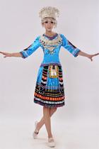 2016 new minority Xiangxi Tujia family Miao dance dress Li ethnic performance clothes Yao people perform costumes