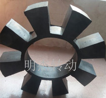 Ding Qing rubber octagonal rubber outer diameter 170 175 195 200 260 coupling plum blossom rubber T-type cushion