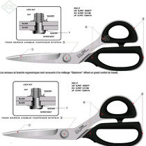 Japan Kai Beprinted into Precision Steel 10-inch 7250 Clothing Designer Tailor Scissors Anti Slip Cloth Recommendation