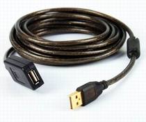 USB2 0 5m USB extension cable True pure copper tape anti-interference magnetic ring tape signal amplifier