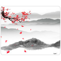 Flowers and trees mouse pad plum blossom winter festival mood plum DIY mouse pad specification 18*22*0 3cm