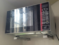 High quality stainless steel kitchen microwave oven rack wall-mounted hanger bracket bracket oven rack hanger