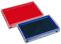 deli stationery deli 9864 quick-drying printing pad printing paste large rectangular red blue black