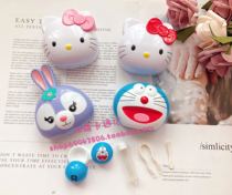 Cartoon K T cat head contact lens box jingle double box contact box ballet pupil box partner box