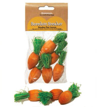 UK imports Naturals days as small darlings toy wood carrots (6 clothes)