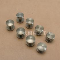 (Stainless steel belt screws) Handmade leather carving leather accessories stainless steel wheel screws