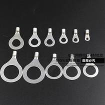 OT6-10 round copper nose silver plated Terminal cold pressed bare end lug 1