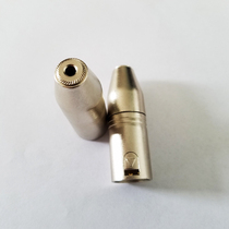 3 5 female to CANON male audio head ZOOM H6 external microphone connector Lavalier microphone adapter