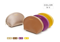 Shell wrist bag wallet women leather coin purse clutch mobile phone bag cosmetic bag custom logo gift wholesale