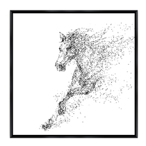 Diamond embroidery small bedroom horse to success Diamond painting full diamond new simple modern living room point diamond cross stitch