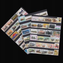 World collection of 250 special foreign stamped stamps on steam engines of different trains in the world