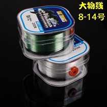 Nylon raw wire 200 m big object line Sturgeon line system sub-system strong fishing line sea rod line fishing line
