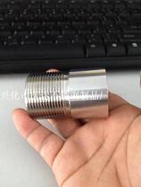 Stainless steel non-standard parts processing customized stainless steel pipe joints of various materials threaded monofilament heads double wire heads
