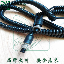 Production and sales DC Spring power cord with circlip magnetic ring ACDC power cord cable