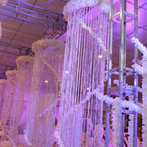 2019 New product Suspended stainless steel galvanized steel pipe ring ring truss Wedding wedding ceiling decoration supplies