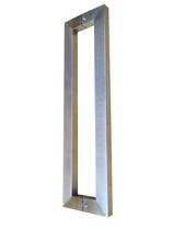 Brushed stainless steel square tube handle non-slip thickened handrail white steel glass door handle door wooden door iron door handle