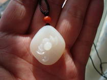 (Master of the crowd of the raw seed jade) and the master of the famous master Gu Hong works Lotus Flower (bound appreciation)