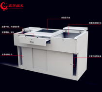 Factory direct happy steel wood GX-3006 steel multimedia desk podium centralized console center console