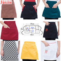 Cafe kitchen chef half-body apron Male Western restaurant waitress overalls apron custom black waist