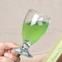 Thickened tall heat-resistant water Cup KTV bar restaurant beer cup short foot red wine glass juice cup 290ml