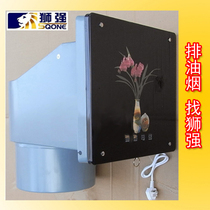 Shiqiang brand S517A powerful exhaust fan kitchen fume suction exhaust fan 10 inch window type silent ventilation fan glass