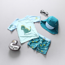 Childrens swimsuit boy baby baby swimming suit warm swimsuit split child sunscreen suit surf suit