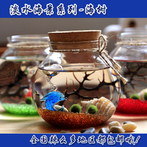 Sea tree iron tree fish tank decorative mural landscape decoration Sea tree DIY decoration Seaweed ball ecological bottle landscape