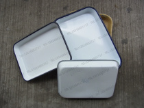 30 * 40 * 3 8cm enamel square tray enamel tray disinfection tray corrosion resistant plate