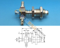 Mechanical hand gold sucker seat Skyline microhead gold gear JE20R070 sucker stent M10 M12-L45-07