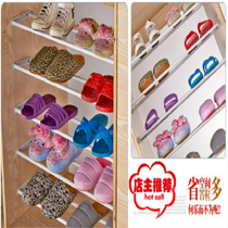 Modern Minimalist Composition Rack Cabinet Inside Telescopic Shoe Rack Simple Aluminum Alloy Shoe Cabinet Telescopic Shoes Rod Cloakroom Holding Shelf