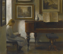 M613 (Denmark) Holsholsoe painting oil painting material HD picture gallery decorative painting core