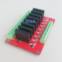 8-way solid state relay module expansion board high level trigger with fuse 5V 12V 24V optional