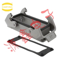 09300160301 harting HAN 16B heavy duty connector double buckle lower shell junction box