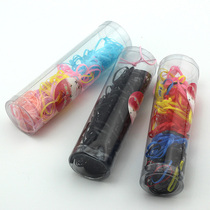 Large bucket disposable small rubber band Japanese and Korean version black tie hair hair ring Hair rope tie pigtail headdress head rope hair set