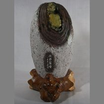Contemro Rohan Natural Green Fields Stone Sculpture eighteen Pendulum Pieces Zhou Village Dragon Egg Handmade Art Genuine Buddhist figures Through Round