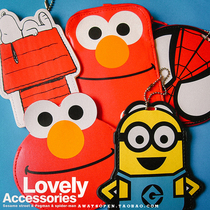 The Japanese cartoon cutting card documents cover and zero wallet