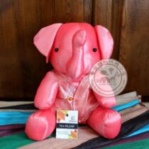 Thailand Chiang Mai Herb Basics Natural Elephant Shape Tea Pillow Tess Fabric Small