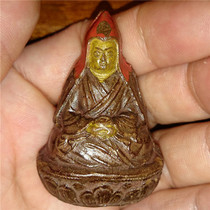 (The original Buddha) The collection of sacred relics in the ancient Tibetan monasteries the lotus master took the Buddha Zuoqin Maduo with him.