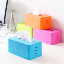 Thickened Stepped Plastic Paper Towel Box Adjustable Lifting Creative Paper Towel Canister Paper Towel Drawing And Containing Box