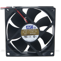 New AVC 8cm 8CM Double Ball and large air flow cooling fan DS08025B12U 8025