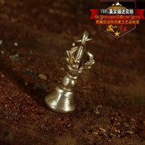 (Tibet)Dharma king pestle Nepal copper inlaid craft Handmade DIY with beads Buddha beads national style