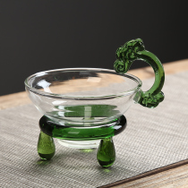 Mingfeng glass tea set heat-resistant glass tea filter kung fu tea leak net tea ceremony tea accessories creative gauze net tea leak