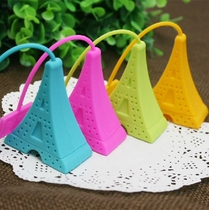 Fun shape silicone tea maker Paris Tower fun tea bag food silicone material tea bag tea bag