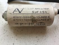 Imported original AV 5uF 1 27 4ACF MKP 420V 470V ARCOTRONICS start capacitor