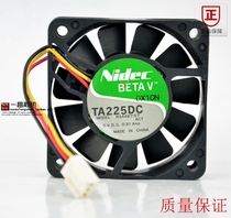 NIDEC TA225DC R34487-57 6CM 6015 5V 0 31A double ball three cooling fan