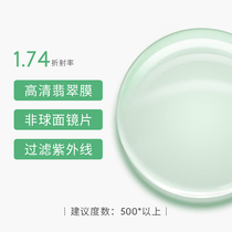 1 74 near view eye lenses AWY love Vivian aspherical anti-fatigue radiation-resistant lenses 2 pieces