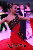 Morden Dance Dress Morden Dance Dress Big Red Morden Dance Dress Grand Skirt Morden Dancer Dress Performance Dress