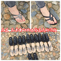 TF factory shop] Foreign trade export orders for womens casual sandals gun color black fashion thin belt A886