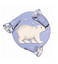 Germanys Waldi Leuchten childrens room suction top light animal series 652590 polar bear